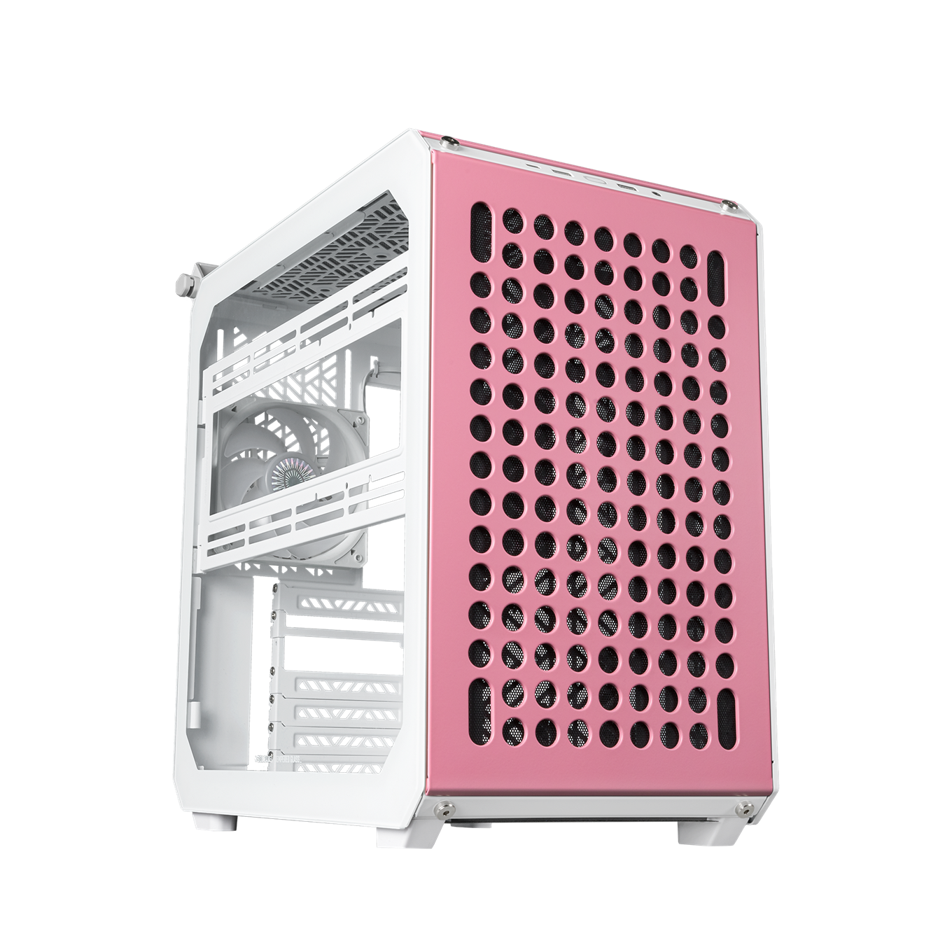 Gabinete Cooler Master Qube 500 Flatpack (Atx, Vidrio Templado) - Macaron Edition - Imagen 8