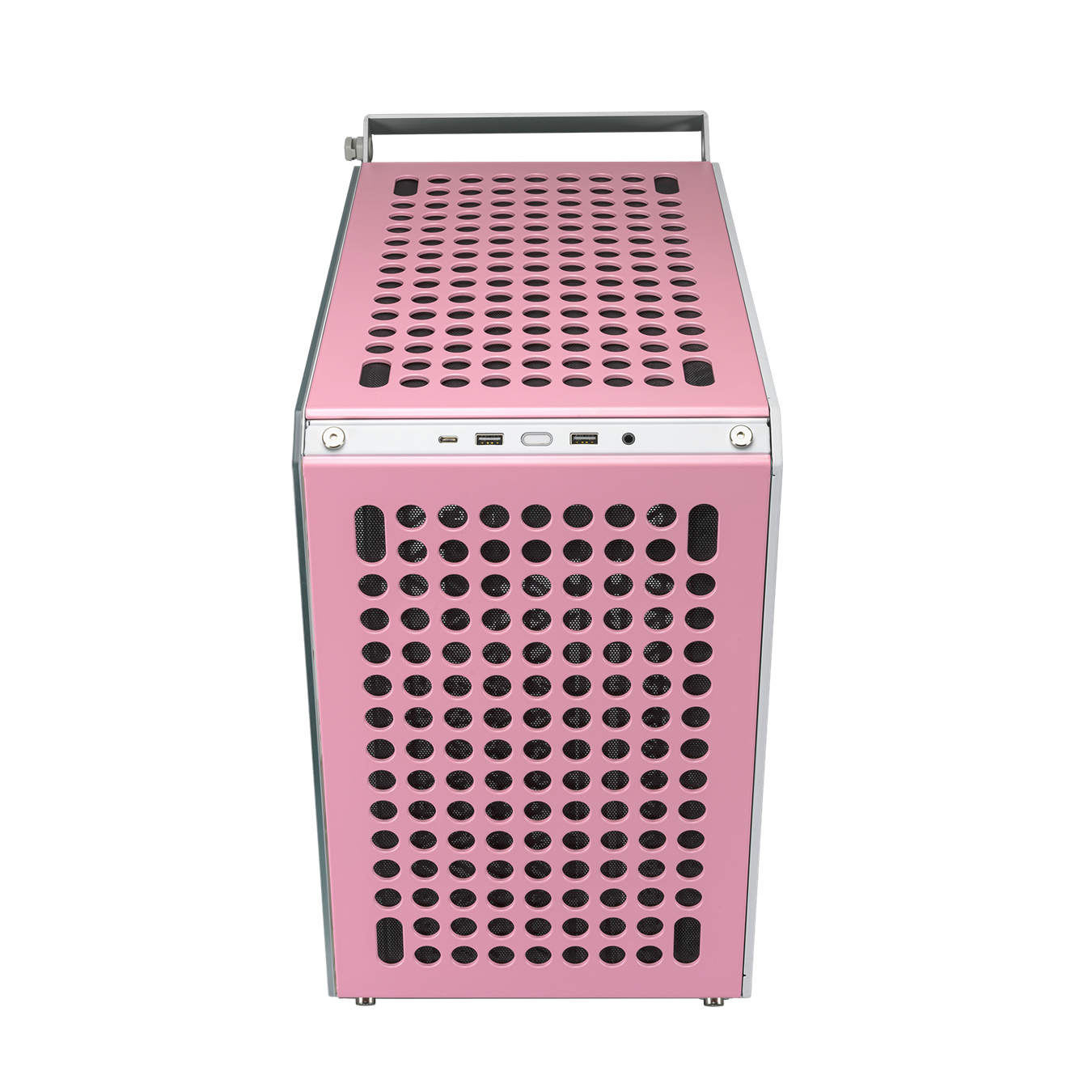 Gabinete Cooler Master Qube 500 Flatpack (Atx, Vidrio Templado) - Macaron Edition - Imagen 10